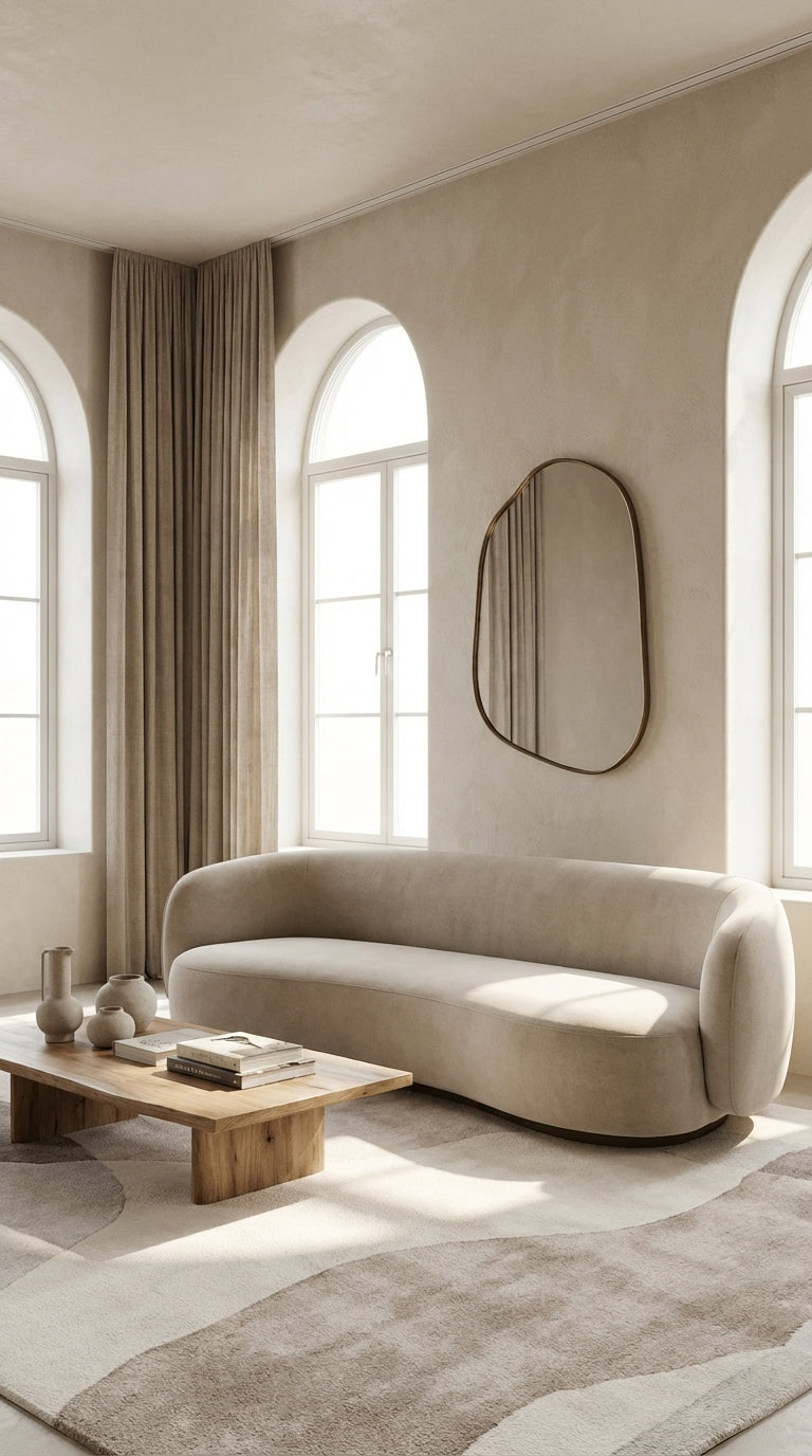 The Brook Mirror – Matte Black