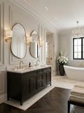 Brook Asymmetrical Wall Mirror – Champagne Gold