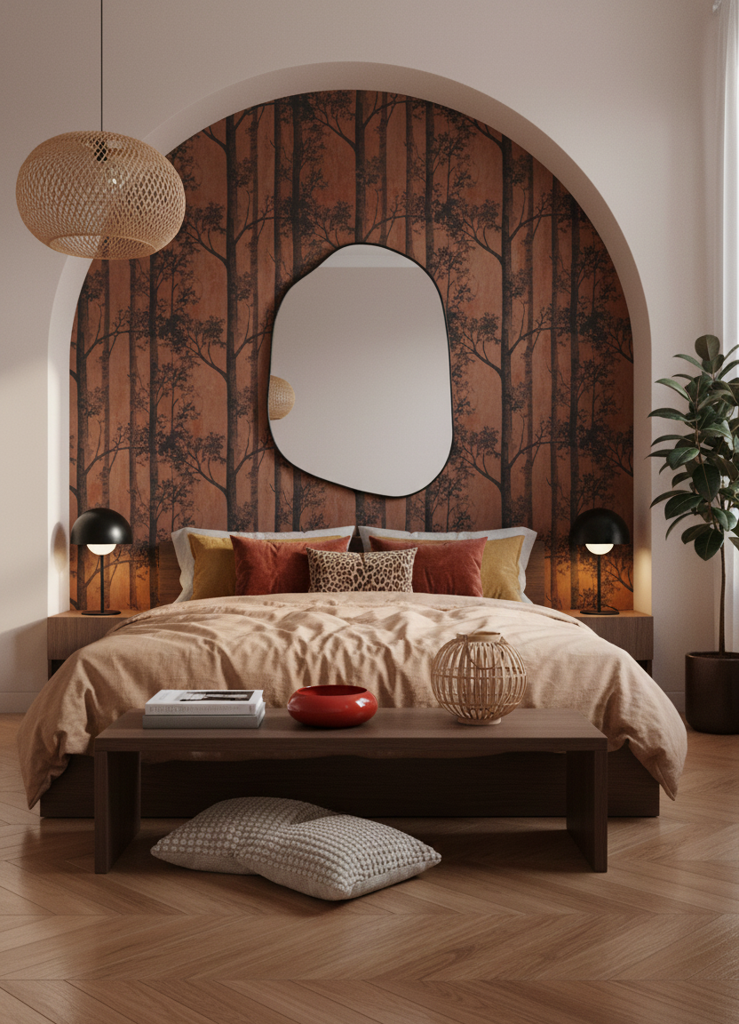 The Brook Mirror – Matte Black