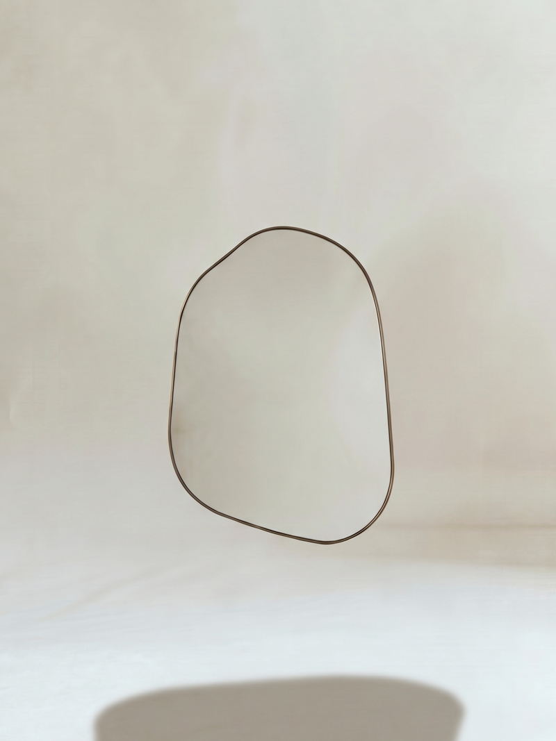 The Brook Mirror – Champagne Gold