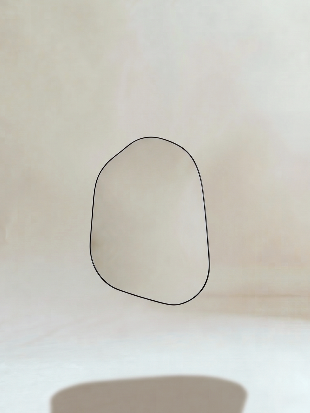 The Brook Mirror – Matte Black