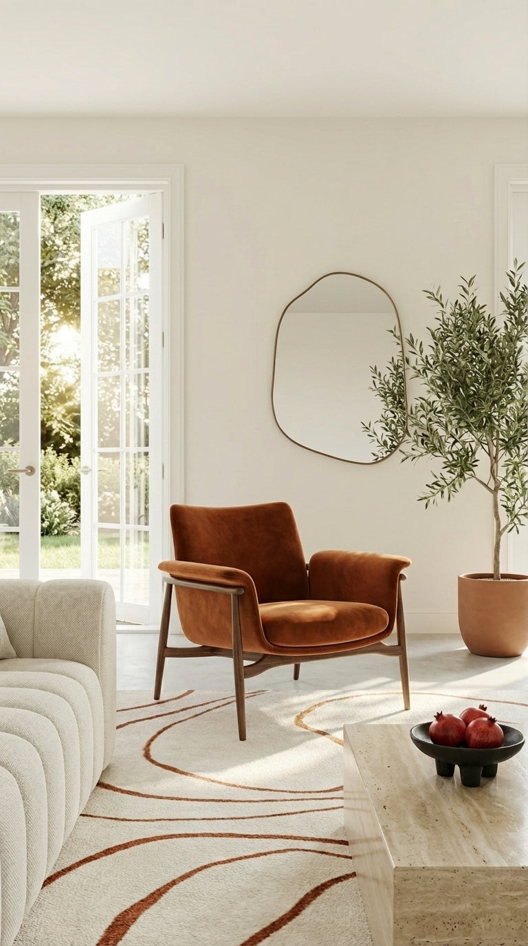 The Brook Mirror – Champagne Gold