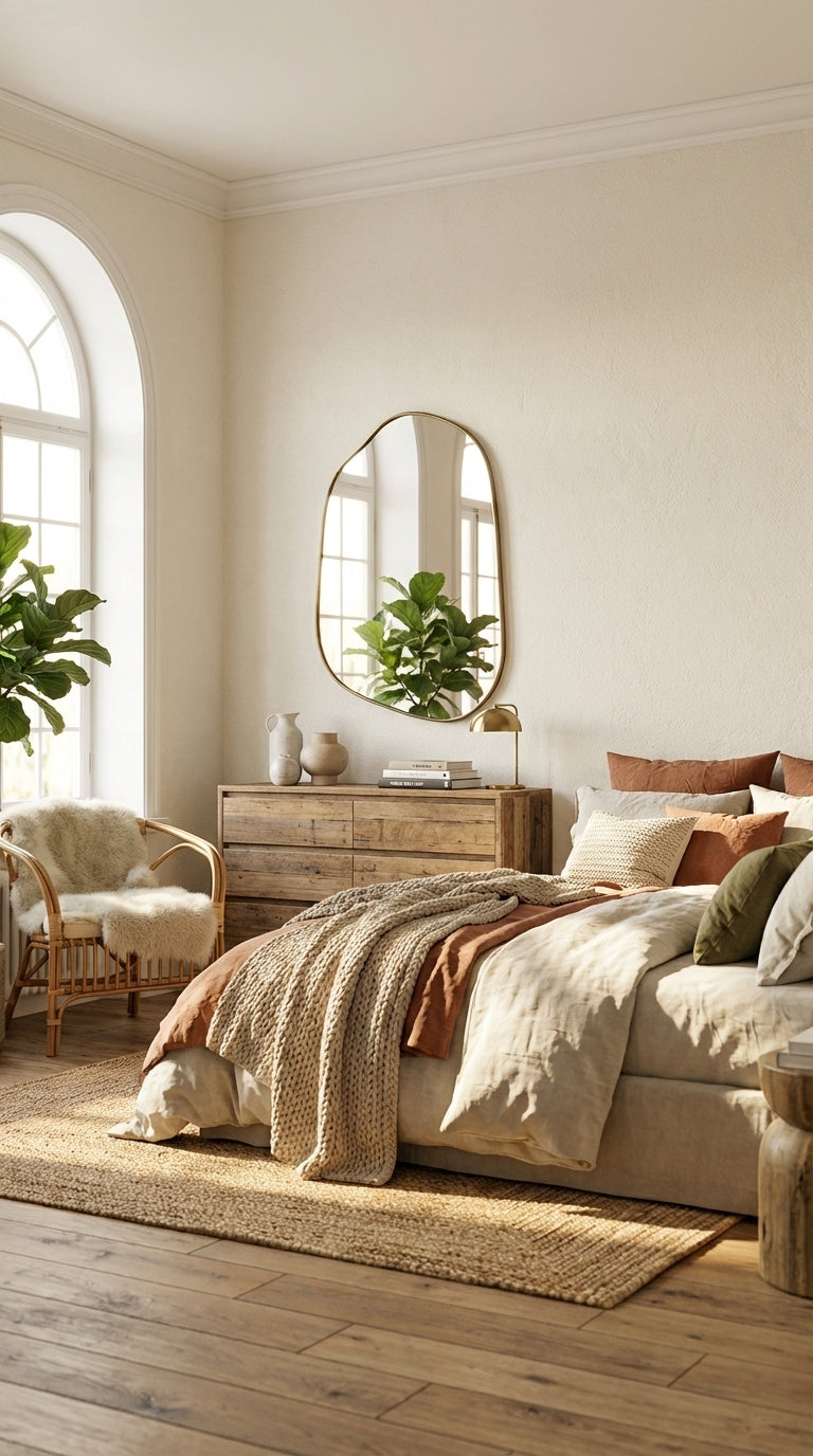 The Brook Mirror – Champagne Gold