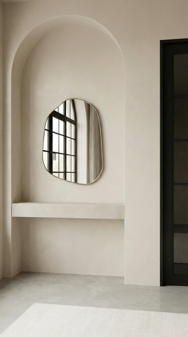 The Brook Mirror – Champagne Gold