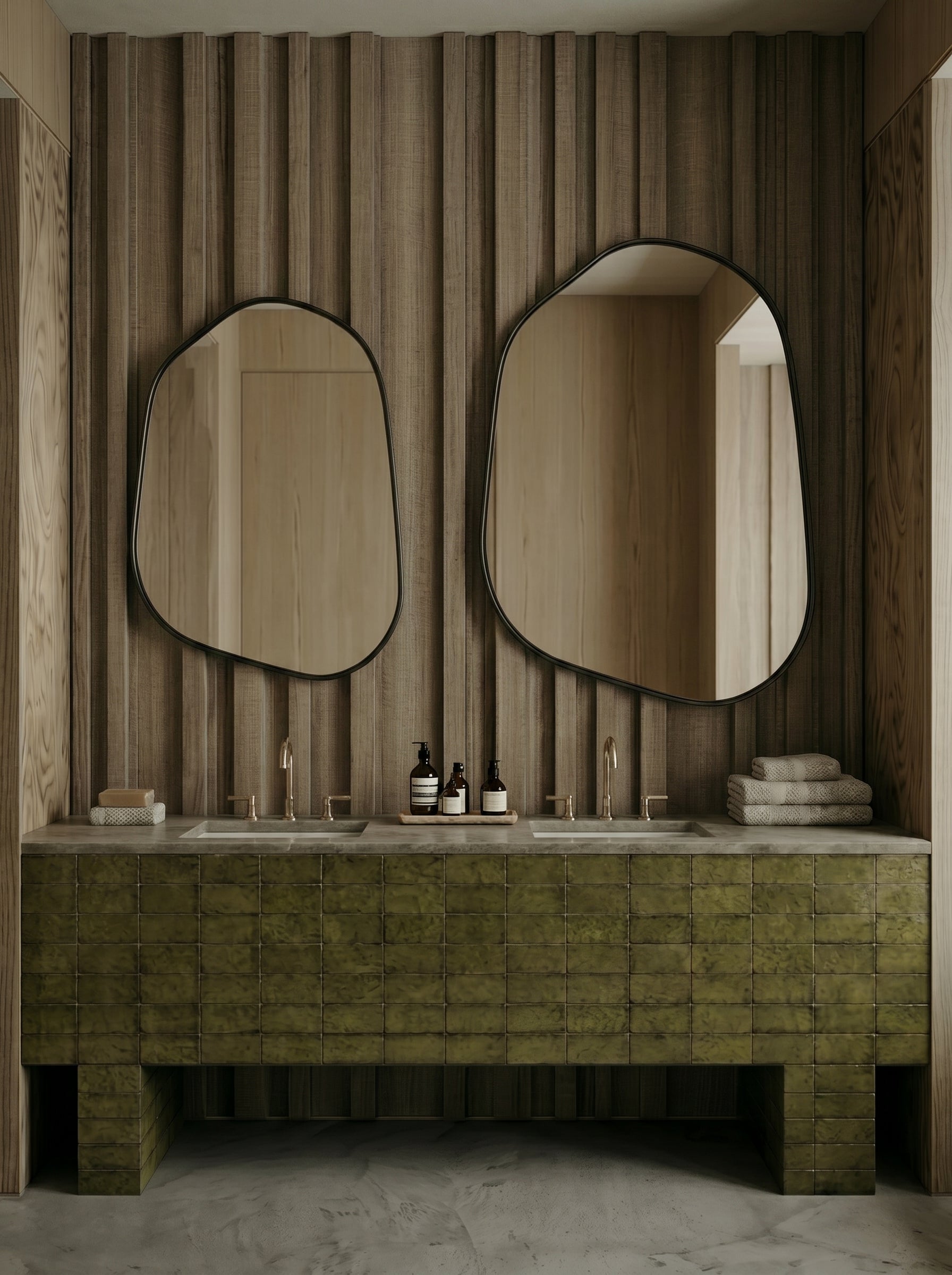 Brook Mirror Matte Black